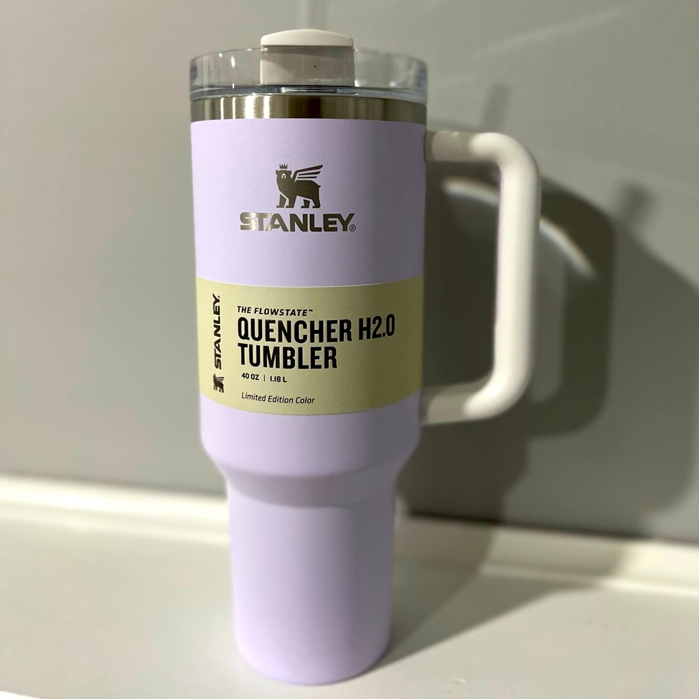 Stanley 40oz Stainless Steel Adventure Quencher Tumbler Wisteria Colorblock